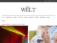 Tablet Screenshot of joeswelt.net